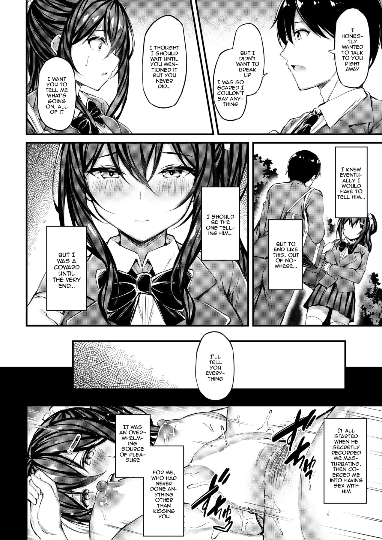 Hentai Manga Comic-The Reason My Girlfriend Wears a Two-Piece Track Uniform -The Youth-colored Uniform That I Offer To an Old Man--Read-9